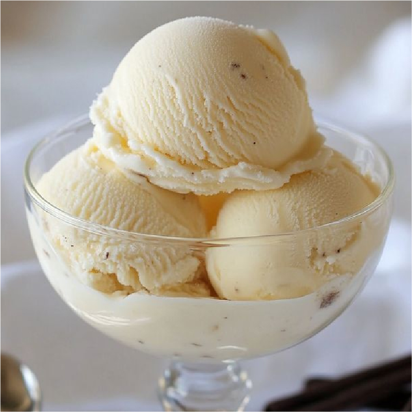 Helado de vainilla